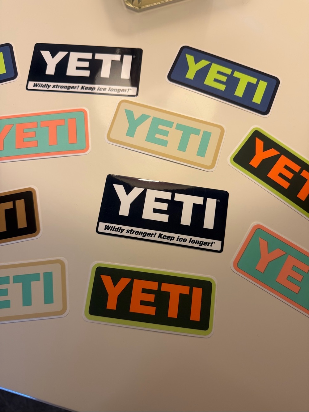 Yeti Assorted Logo Sticker Collection - Bundle of 12 Stickers